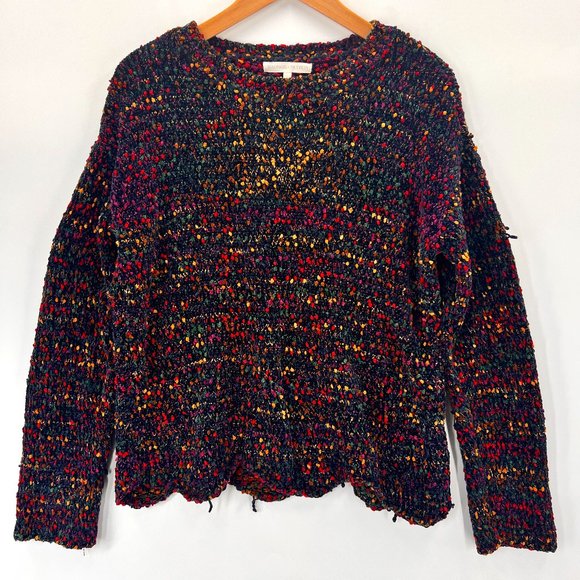 Madison + Hudson Women's Casual Multicolor Pullover Long Sleeve Sweater Size L - Picture 1 of 7